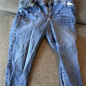 Kut from the Kloth Dark Blue Crop Jeans